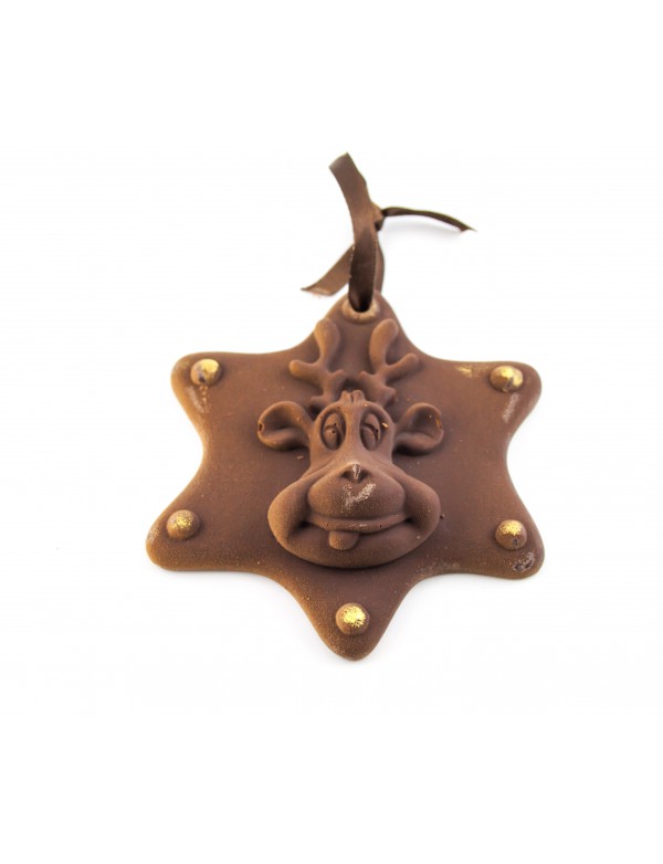 Etoile au Chocolat Motif Cerf