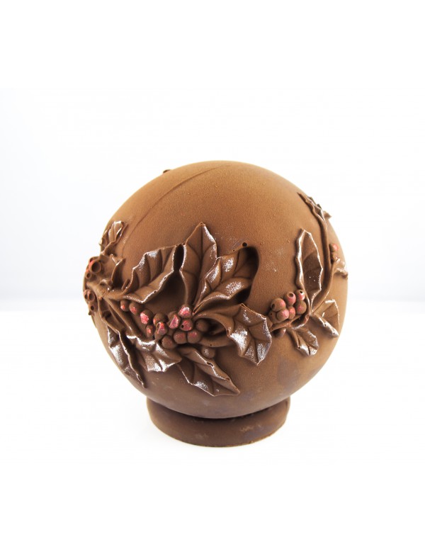 Boule Noël Chocolat Noir - Maison Laval