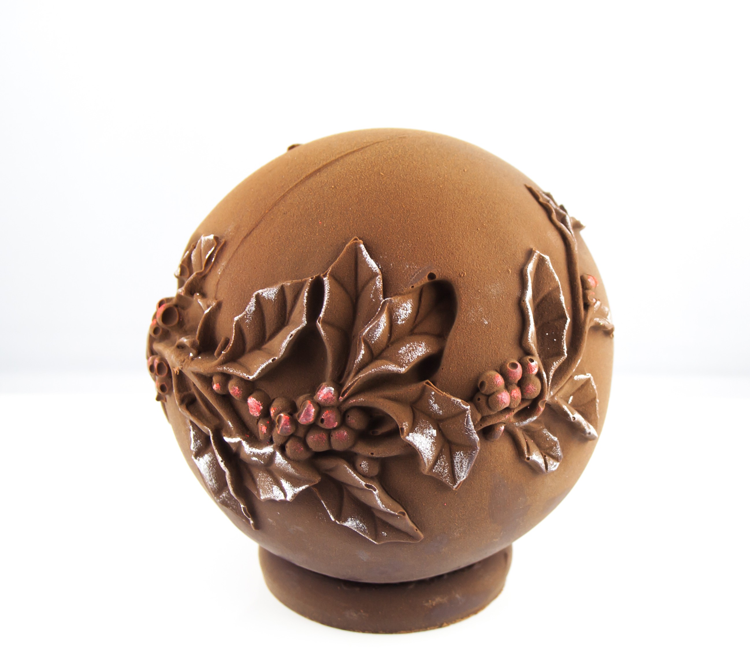 Boule de Noël - chocolat NOIR - Non expédiable
