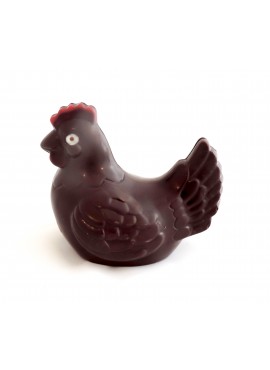 Petite poule en Chocolat noir