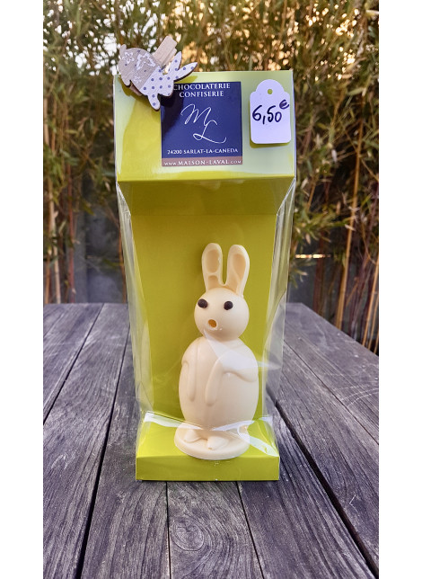 Oreilles de lapin en chocolat blanc