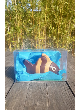 Poisson en Chocolat noir petit modèle