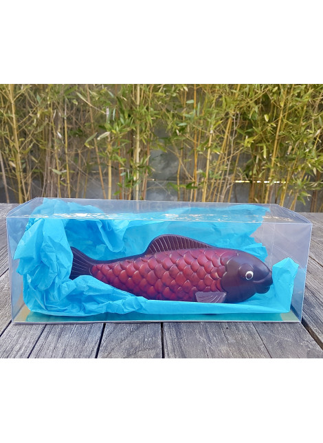 Poisson en Chocolat noir grand modèle